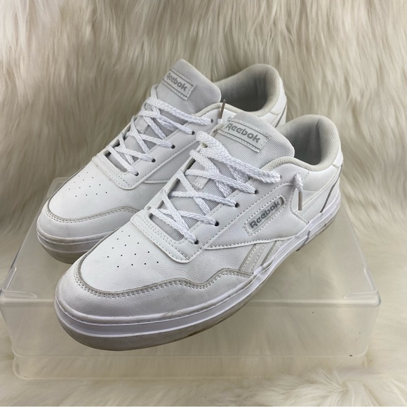 REEBOK WOMAN COURT ADVANCE BOLD CLUB MEMT SNEAKERS SIZE 8 - Picture 2 of 9